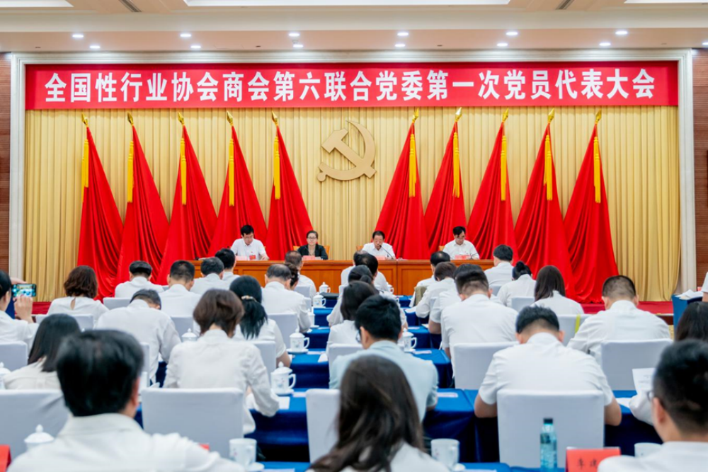 全國性行業協會商會第六聯合黨委第一次黨員代表大會勝利召開